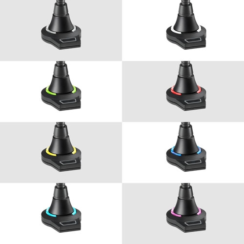 鐵三角 ES925ML/FM5 超指向性電容式鵝頸話(huà)筒帶5針嵌入式供電模組-各顏色底座合集