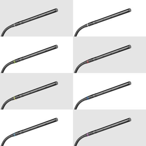 鐵三角 ES925ML/FM5 超指向性電容式鵝頸話(huà)筒帶5針嵌入式供電模組-各顏色話(huà)筒2